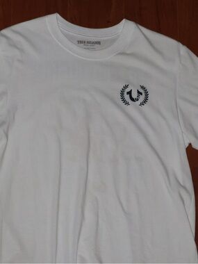True Religion Men’s White "World Tour" Graphic Tee